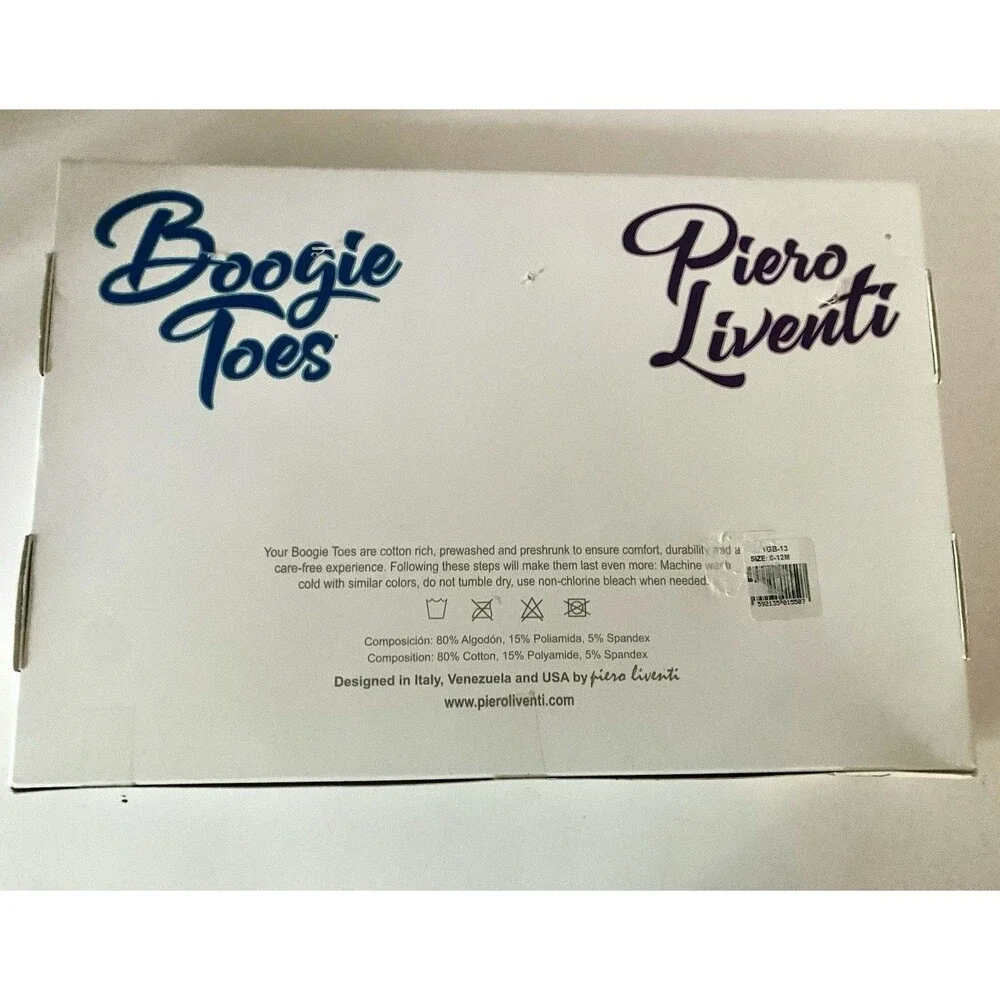 New Boogie Toes Football Tights and Rattle Baby Socks Piero Liventi Gift Set